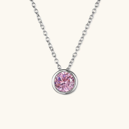 Gold Birthstone Necklace for Women - Personalized 14k Gold Pendant with Birth Month Gemstone 14