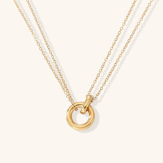 Gold Chain Necklace for Women – 14k Gold-Plated Chic Accessory, Hypoallergenic, 18-Inch Length with Extension 0