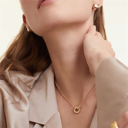 Gold Chain Necklace for Women – 14k Gold-Plated Chic Accessory, Hypoallergenic, 18-Inch Length with Extension 2