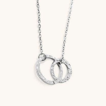Gold Hoop Necklace for Women – 14k Gold-Plated Stainless Steel, Hypoallergenic, Adjustable Length, Elegant Design 5
