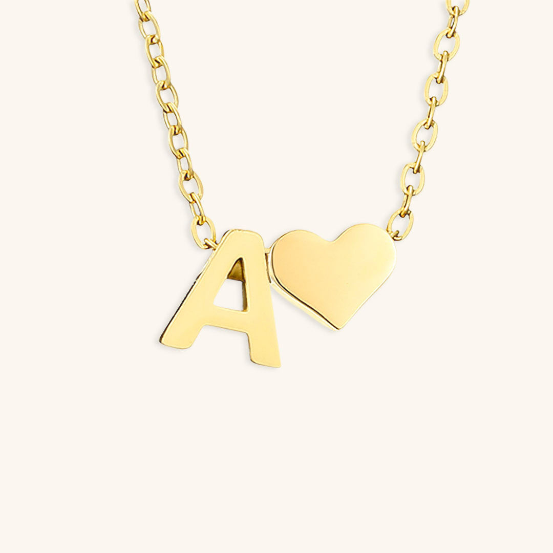 Gold Initial Necklace for Women - Personalized 14k Gold Plated Jewelry, Hypoallergenic and Water Resistant 0