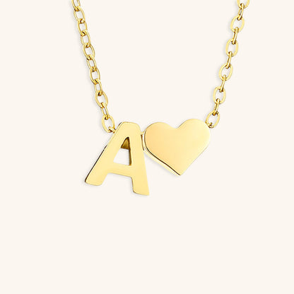 Gold Initial Necklace for Women - Personalized 14k Gold Plated Jewelry, Hypoallergenic and Water Resistant 0