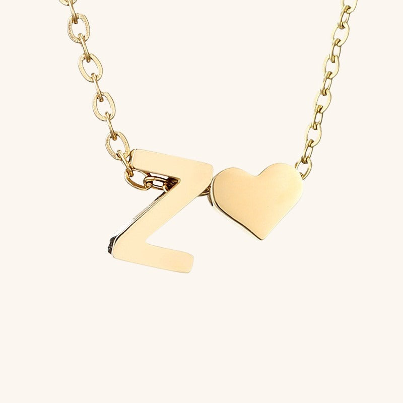 Gold Initial Necklace for Women - Personalized 14k Gold Plated Jewelry, Hypoallergenic and Water Resistant 12