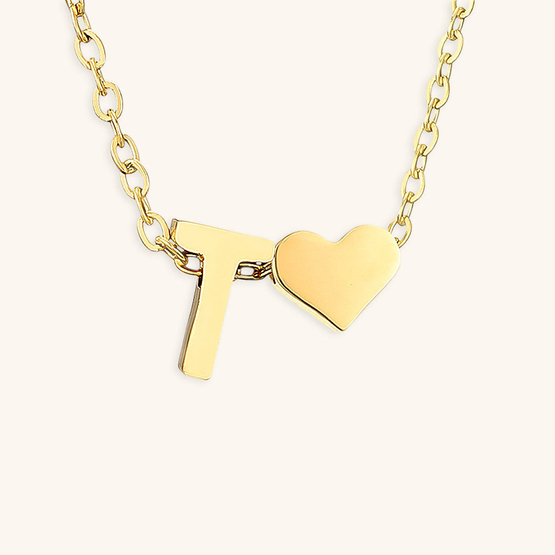 Gold Initial Necklace for Women - Personalized 14k Gold Plated Jewelry, Hypoallergenic and Water Resistant 13