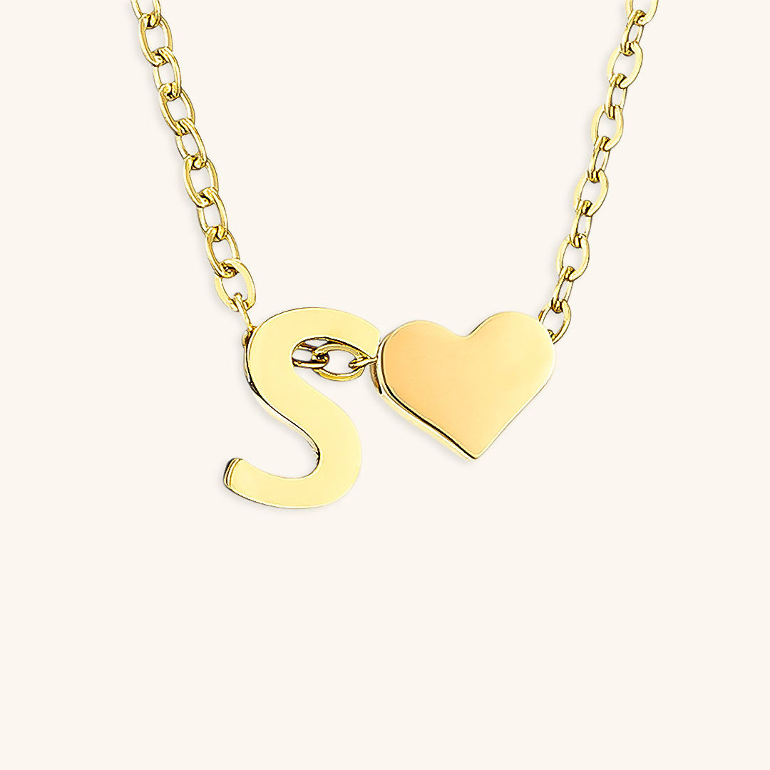 Gold Initial Necklace for Women - Personalized 14k Gold Plated Jewelry, Hypoallergenic and Water Resistant 21