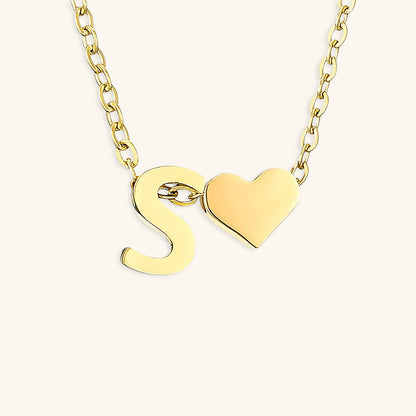 Gold Initial Necklace for Women - Personalized 14k Gold Plated Jewelry, Hypoallergenic and Water Resistant 21