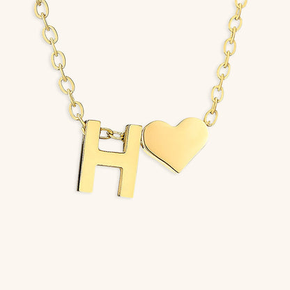 Gold Initial Necklace for Women - Personalized 14k Gold Plated Jewelry, Hypoallergenic and Water Resistant 29