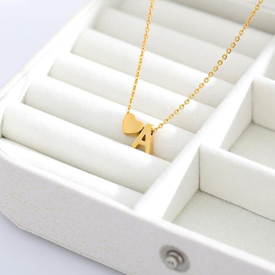 Gold Initial Necklace for Women - Personalized 14k Gold Plated Jewelry, Hypoallergenic and Water Resistant 3