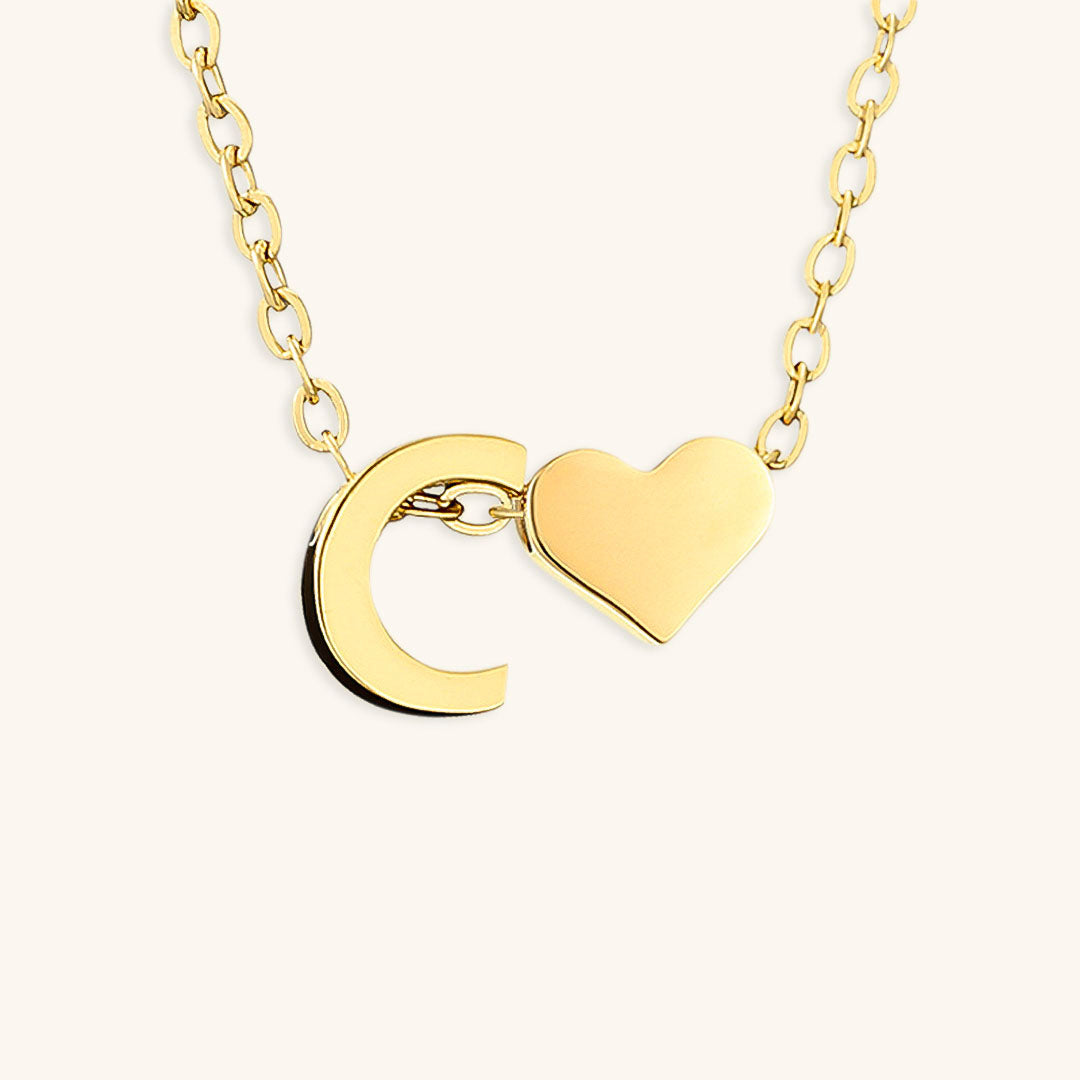 Gold Initial Necklace for Women - Personalized 14k Gold Plated Jewelry, Hypoallergenic and Water Resistant 35