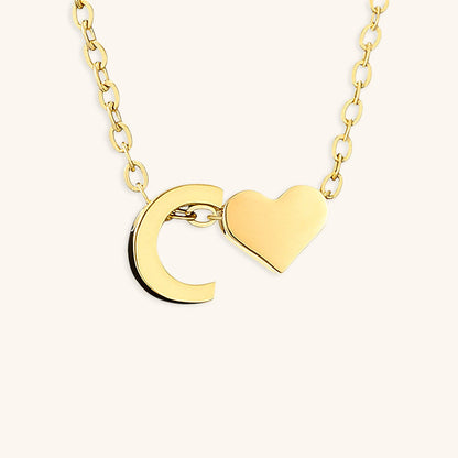 Gold Initial Necklace for Women - Personalized 14k Gold Plated Jewelry, Hypoallergenic and Water Resistant 35