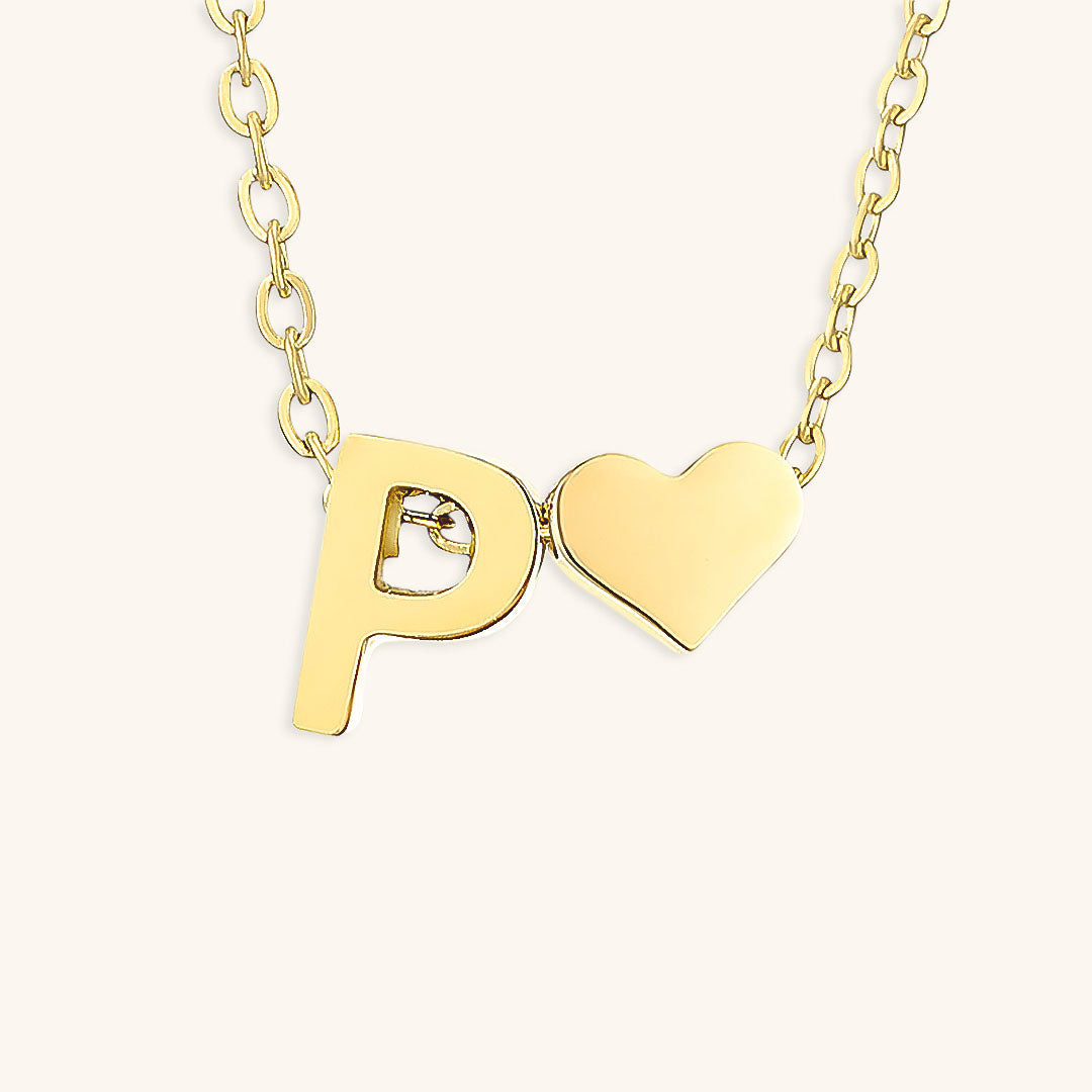Gold Initial Necklace for Women - Personalized 14k Gold Plated Jewelry, Hypoallergenic and Water Resistant 36