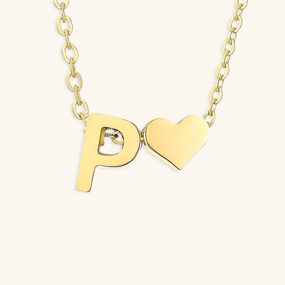 Gold Initial Necklace for Women - Personalized 14k Gold Plated Jewelry, Hypoallergenic and Water Resistant 36