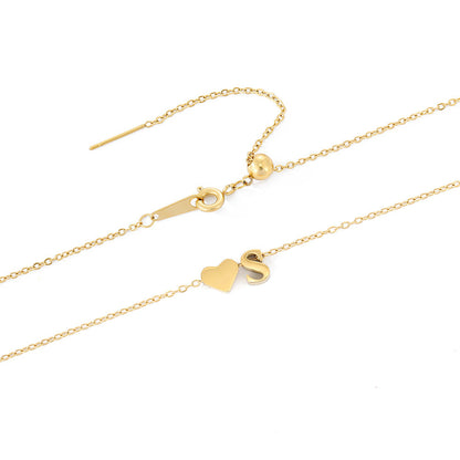 Gold Initial Necklace for Women - Personalized 14k Gold Plated Jewelry, Hypoallergenic and Water Resistant 4