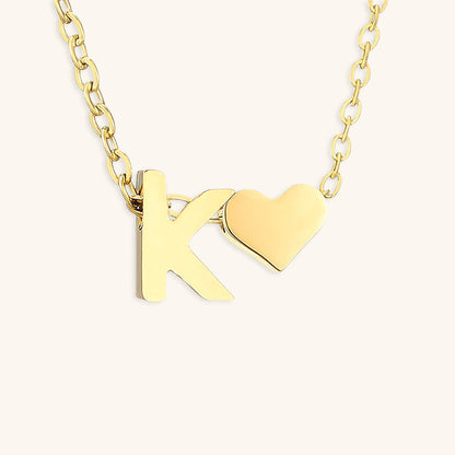 Gold Initial Necklace for Women - Personalized 14k Gold Plated Jewelry, Hypoallergenic and Water Resistant 53