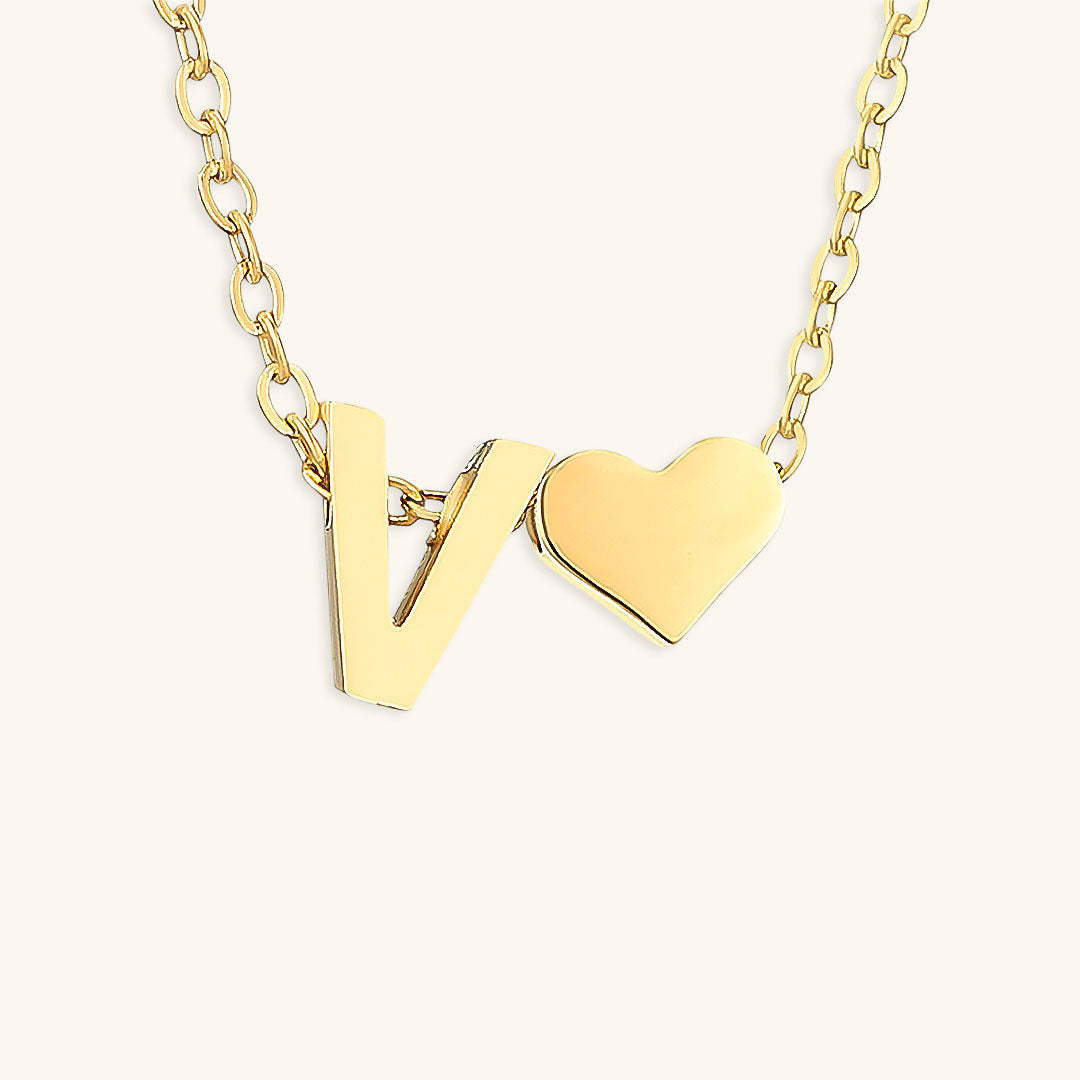 Gold Initial Necklace for Women - Personalized 14k Gold Plated Jewelry, Hypoallergenic and Water Resistant 55