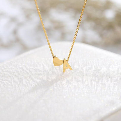 Gold Initial Necklace for Women - Personalized 14k Gold Plated Jewelry, Hypoallergenic and Water Resistant 6