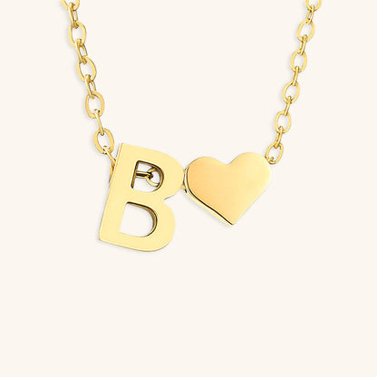Gold Initial Necklace for Women - Personalized 14k Gold Plated Jewelry, Hypoallergenic and Water Resistant 8