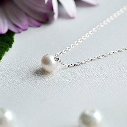 Gold Pearl Necklace for Women – 18k Gold-Plated Brass with Freshwater Pearls, Adjustable Length 17-20 Inches 4