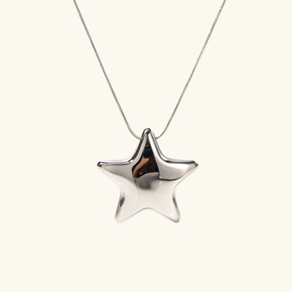 Gold Star Pendant Necklace for Women – Hypoallergenic Stainless Steel with 18K Gold Plating, Adjustable 16-Inch Chain 3
