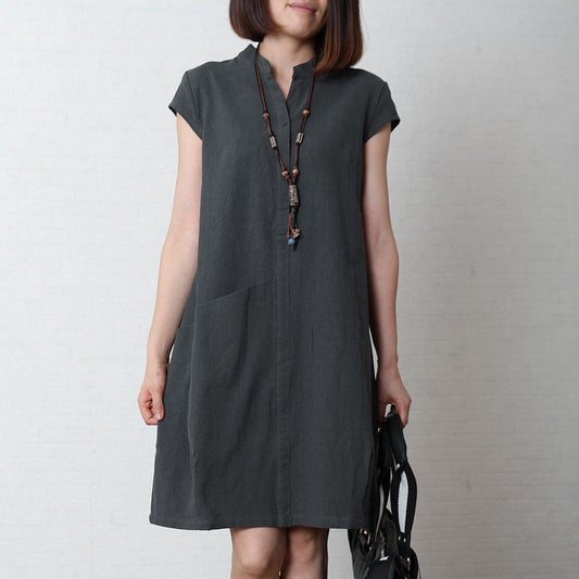Grya Sundress | Loose Fitting, Cotton Linen