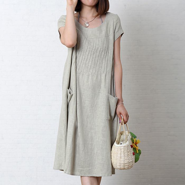 Gala Maxi Dress | Loose Cotton Linen for Summer - Image 2
