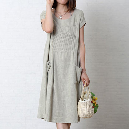 Gala Maxi Dress | Loose Cotton Linen for Summer - Image 2