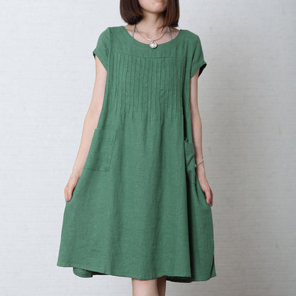 Grove Maxi Dress | Oversized Cotton-Linen for Summer
