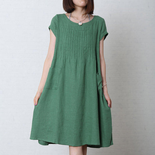 Grove Maxi Dress | Oversized Cotton-Linen for Summer