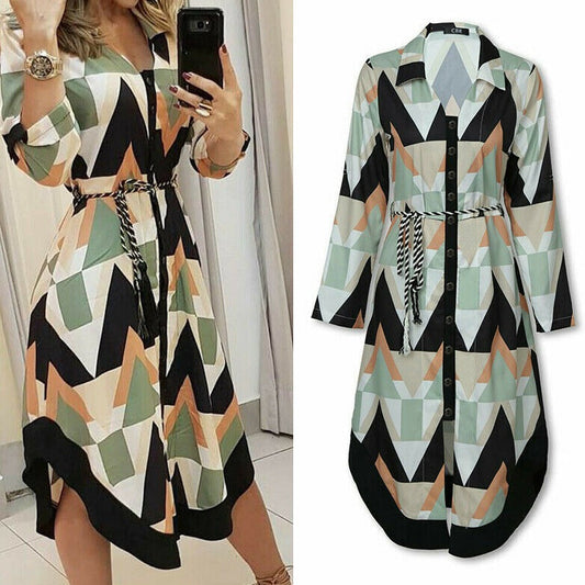 Women's Summer Dress White Polyester Blend 2