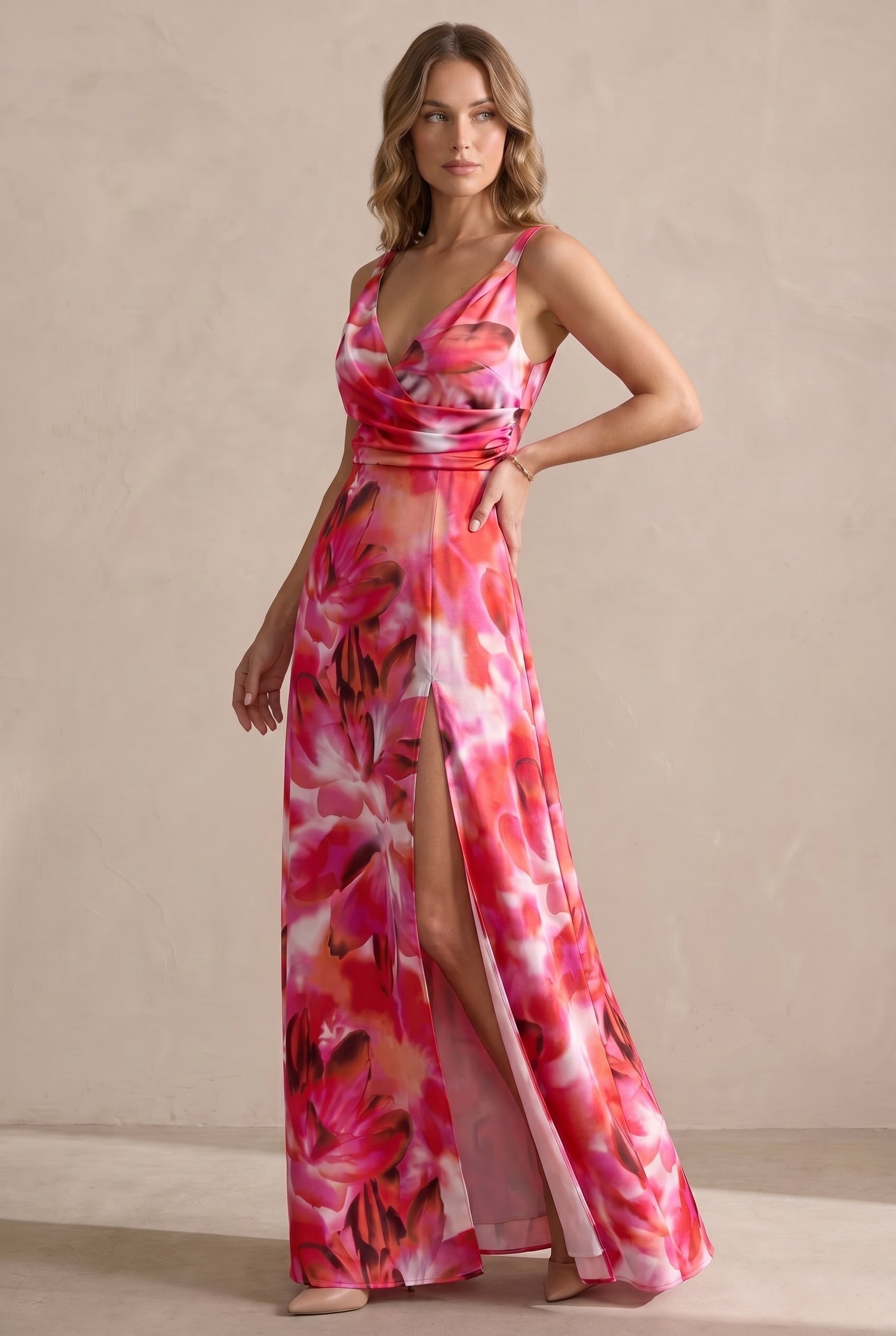 Women's Elegant Dress Black Premium Fabric - 3
