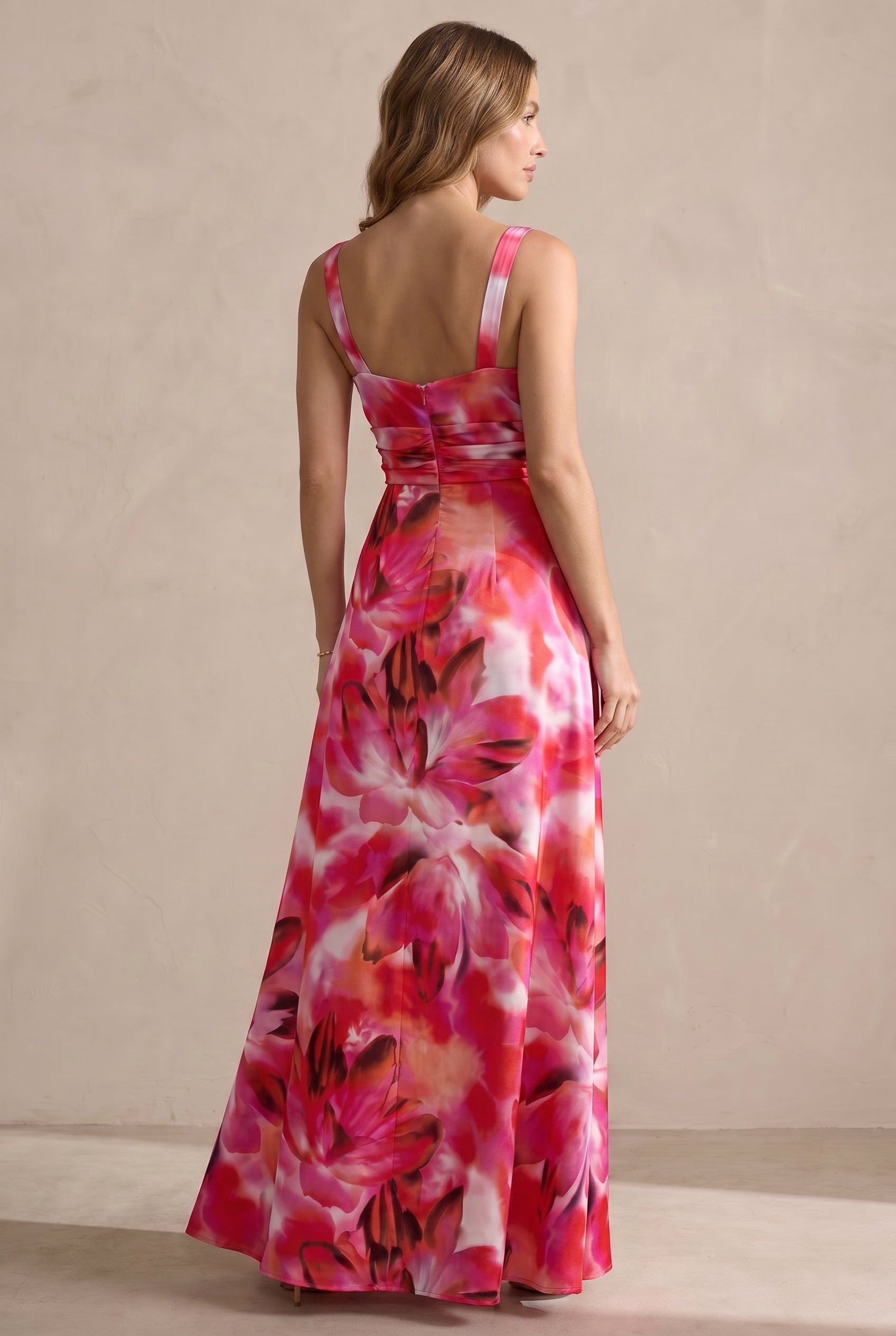 Women's Elegant Dress Black Premium Fabric - 5