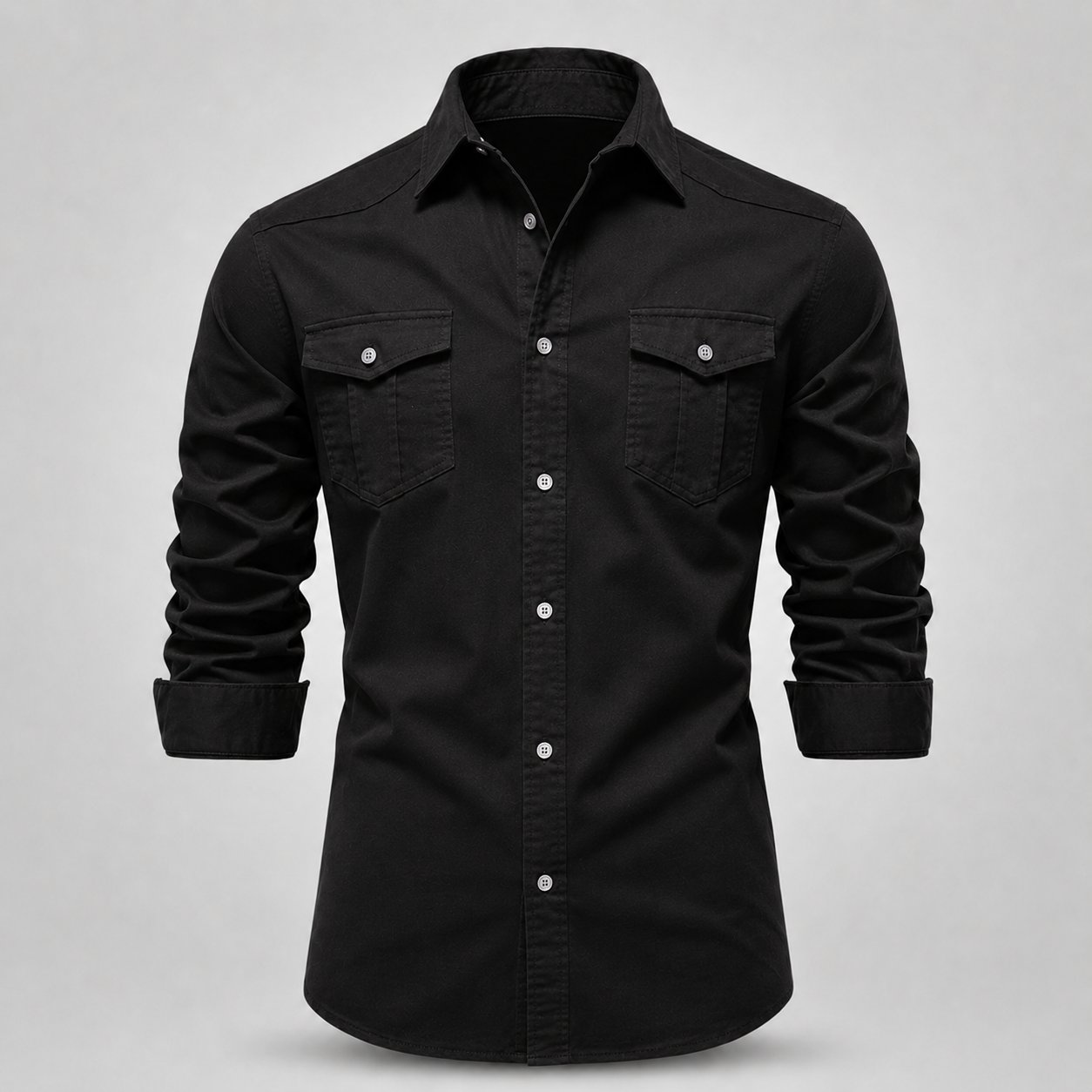 Men's Cotton Utility Field Shirt – colour range | Hensley London