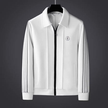 Men's Lycra Two-Piece Tracksuit Set – fabric detail | Hensley London