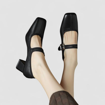 Women's Mary Jane Shoes Black Orthopaedic Synthetic Comfort - Image 5