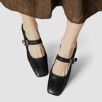 Women's Mary Jane Shoes Black Orthopaedic Synthetic Comfort - 6