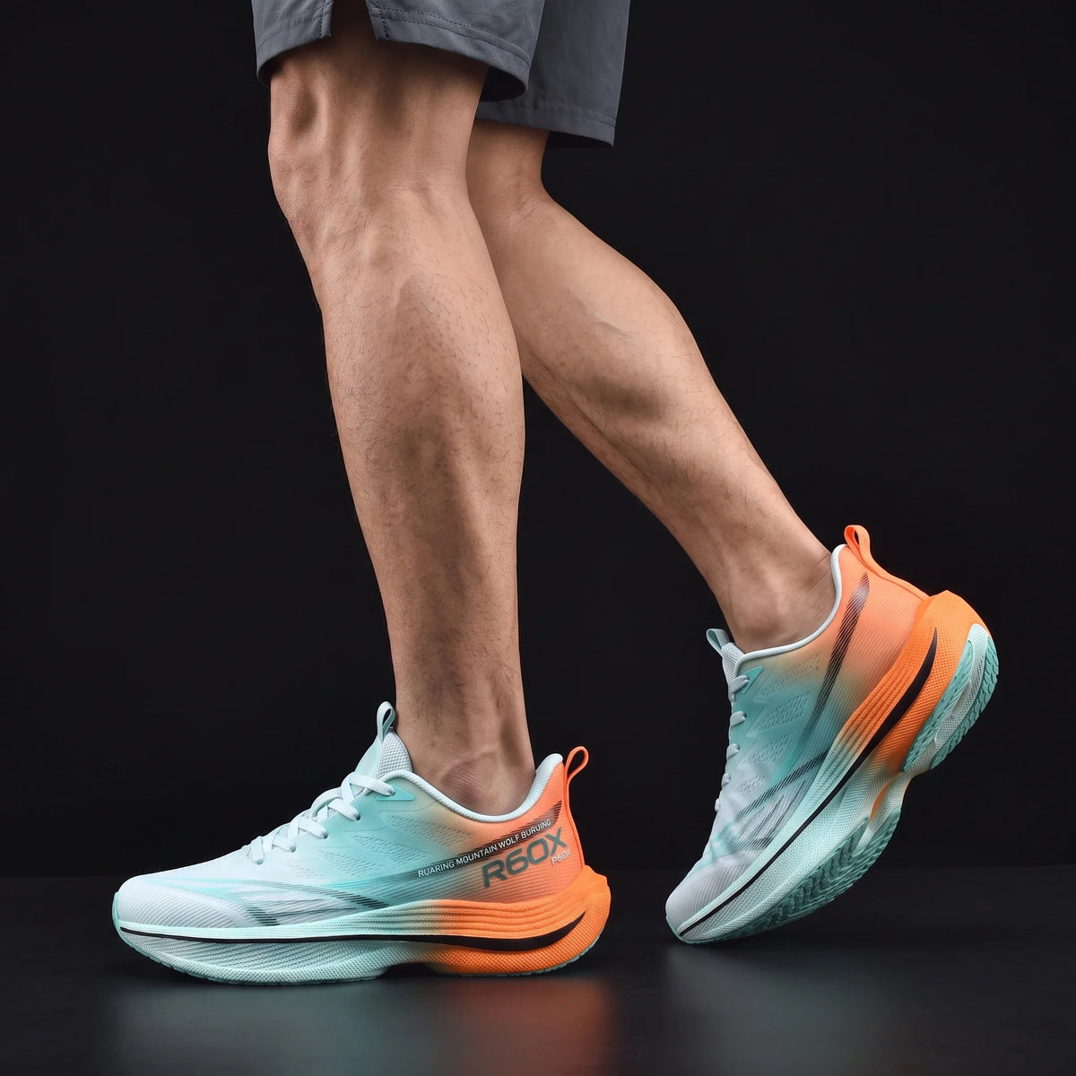 Men's Colour-Block Mesh Sneakers – product view | Hensley London