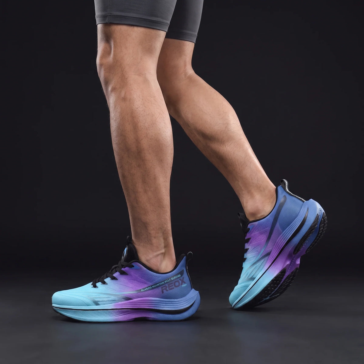 Men's Colour-Block Mesh Sneakers – product view | Hensley London