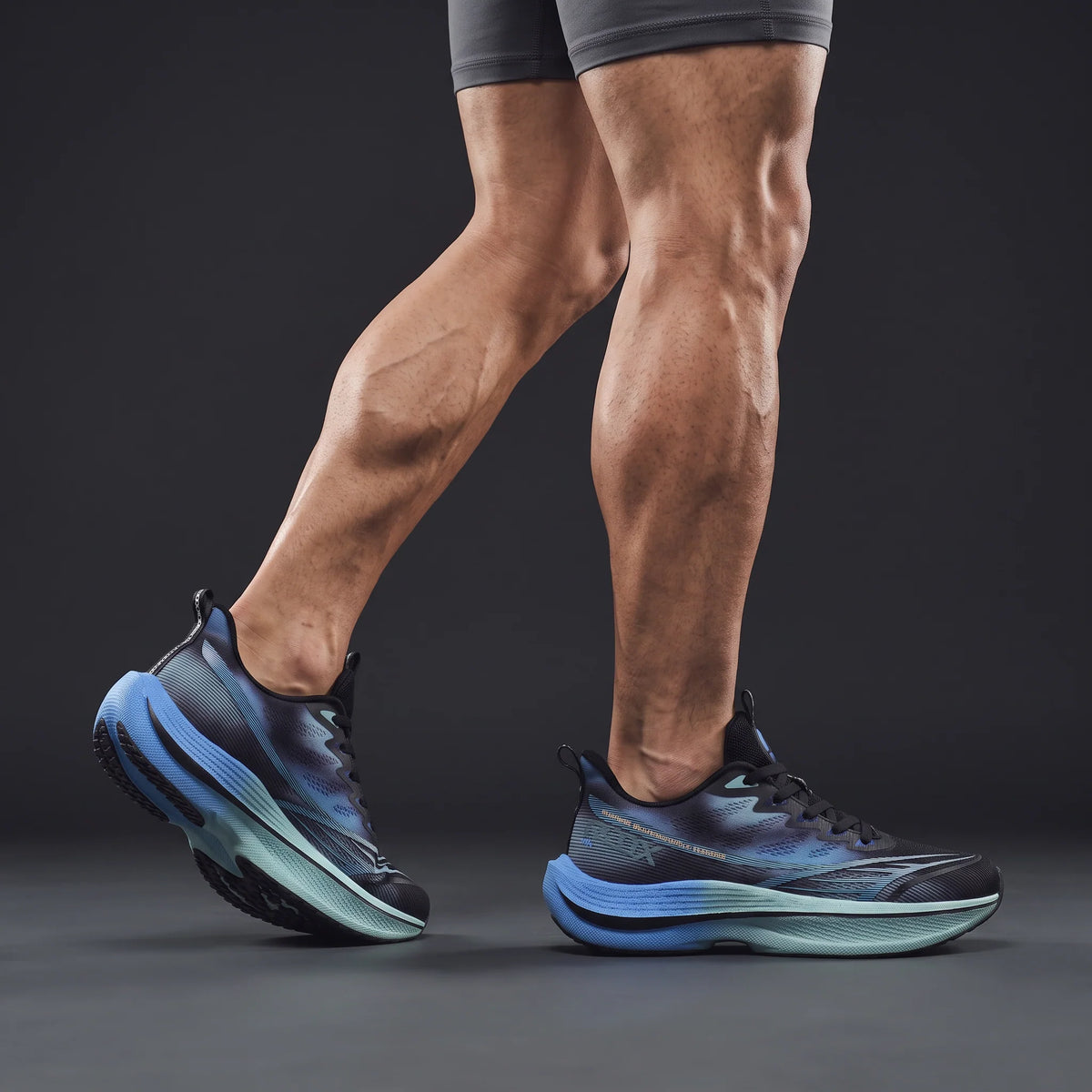 Men's Colour-Block Mesh Sneakers – product view | Hensley London