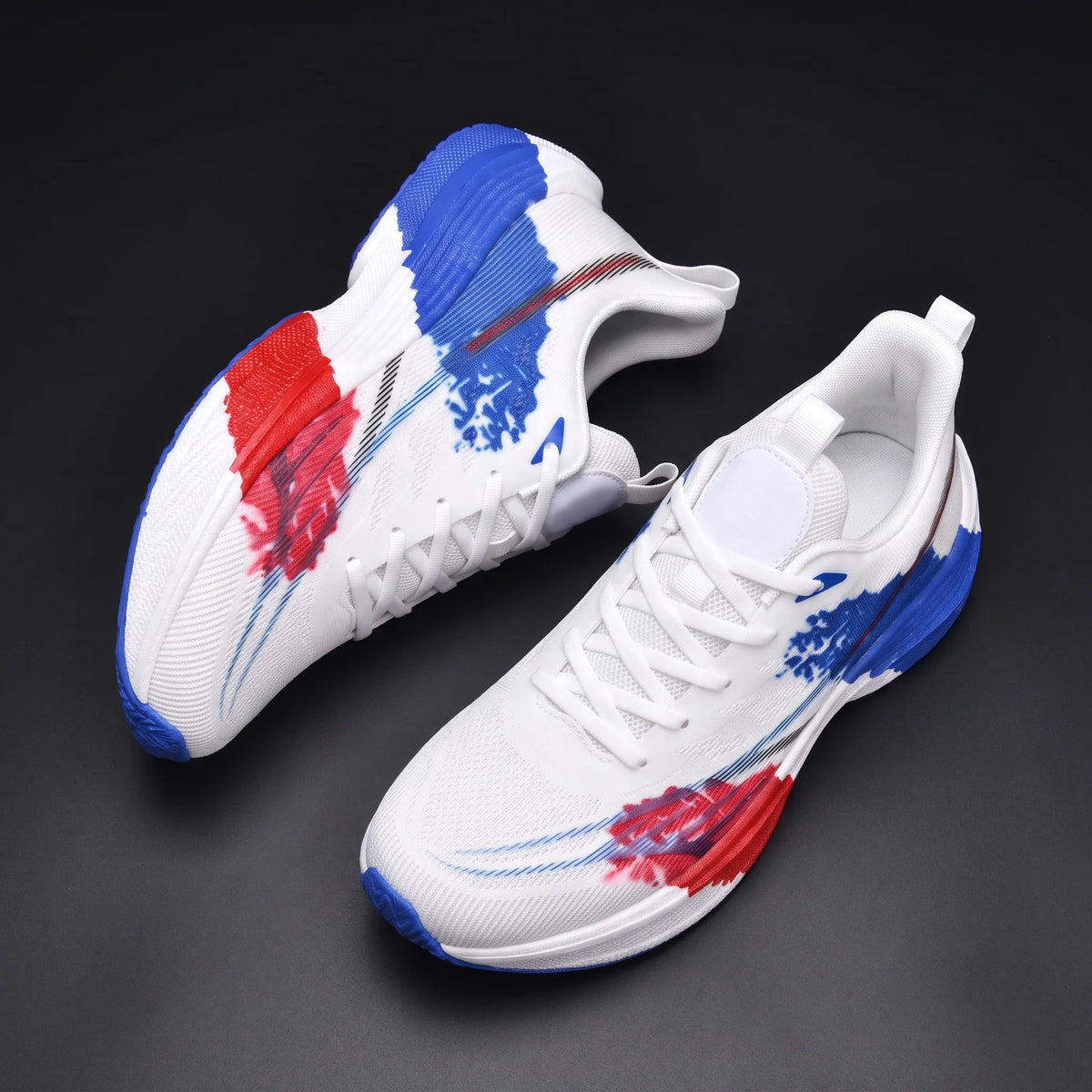 Men's Colour-Block Mesh Sneakers – product view | Hensley London
