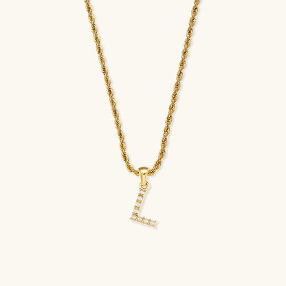 Initial Letter Pearl Necklace with 18k Gold Finish – Waterproof and Hypoallergenic 10