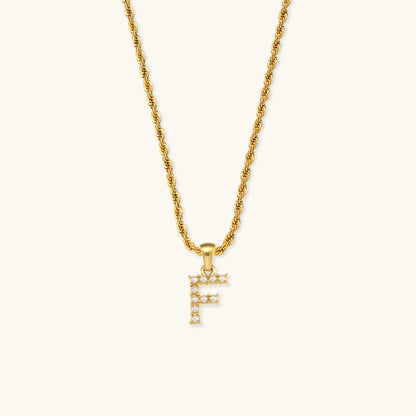 Initial Letter Pearl Necklace with 18k Gold Finish – Waterproof and Hypoallergenic 8