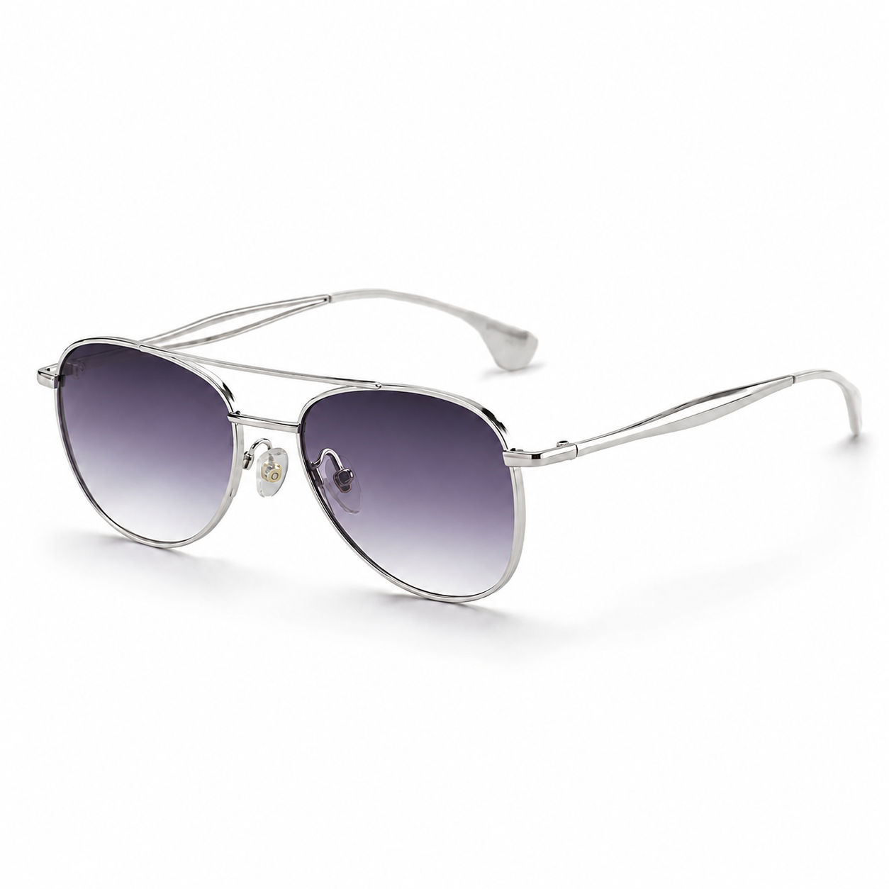 Women's Metal Aviator Sunglasses – side view | Hensley London