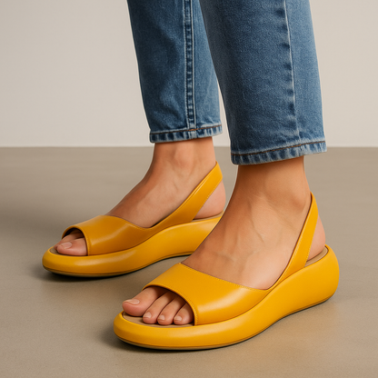 Women's Open-Toe Non-Slip Slide Sandals – Cushioned