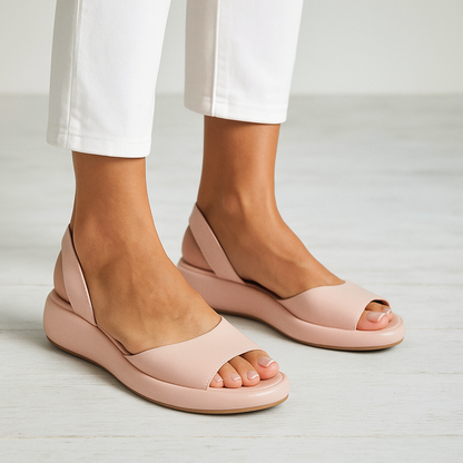 Women's Open-Toe Non-Slip Slide Sandals – Cushioned