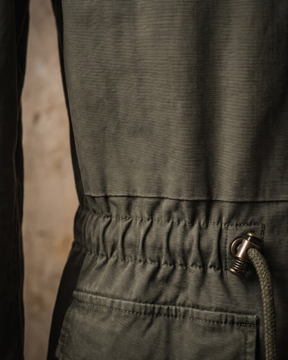 Men's Cotton Canvas Zip-Front Field Jacket - additional product view | Hensley London