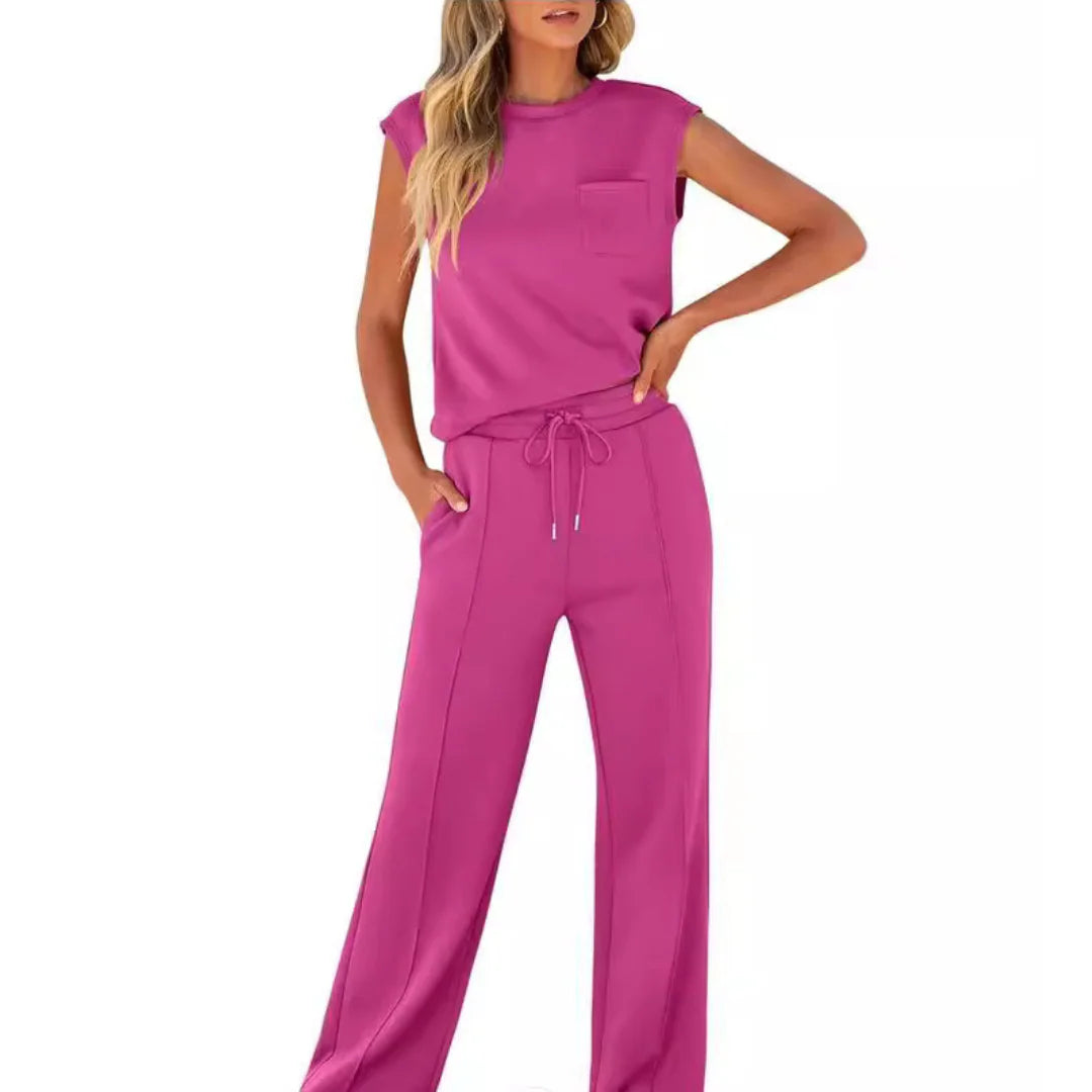 Women's Casual Summer Lounge Co-Ord Set – Relaxed Fit