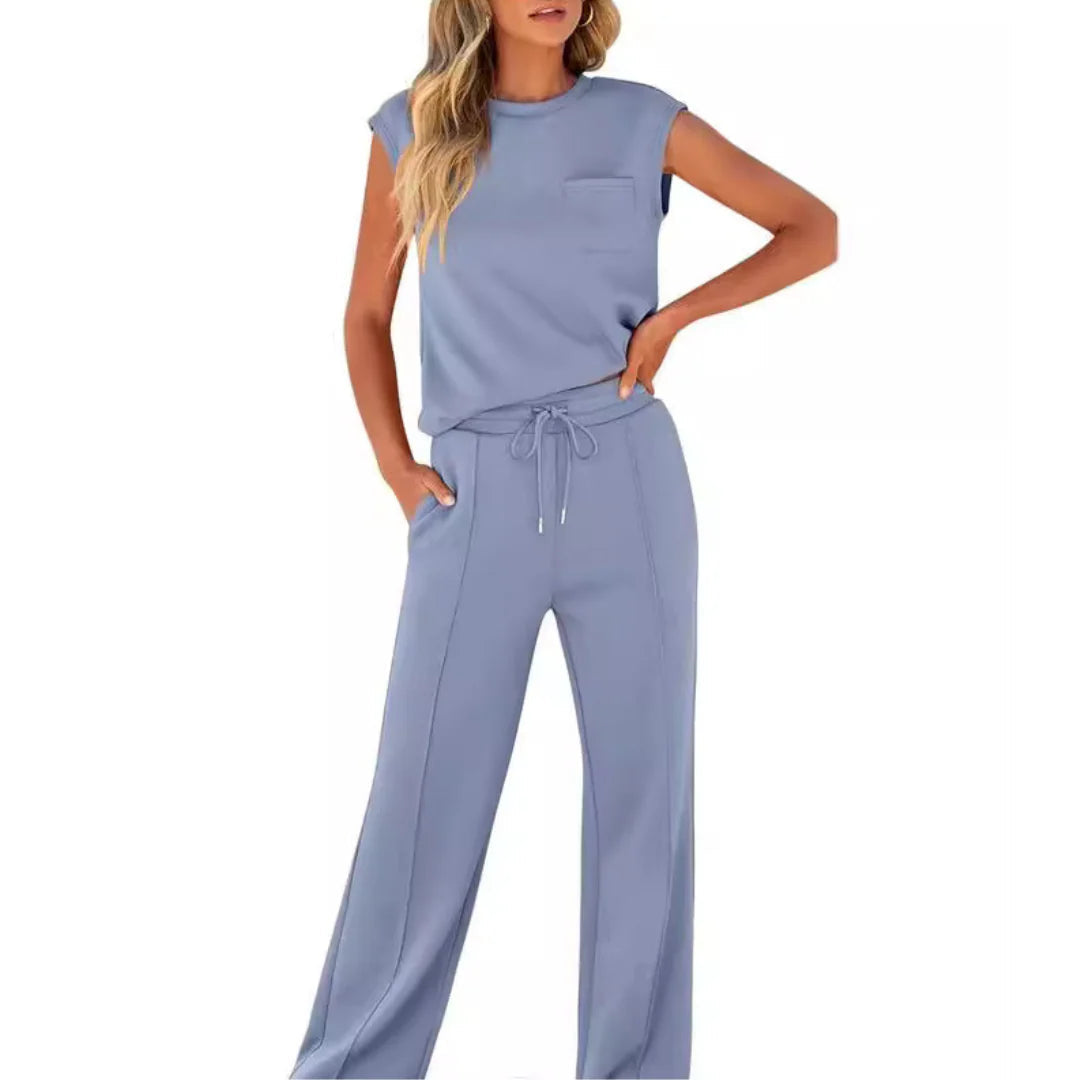 Women's Casual Summer Lounge Co-Ord Set – Relaxed Fit