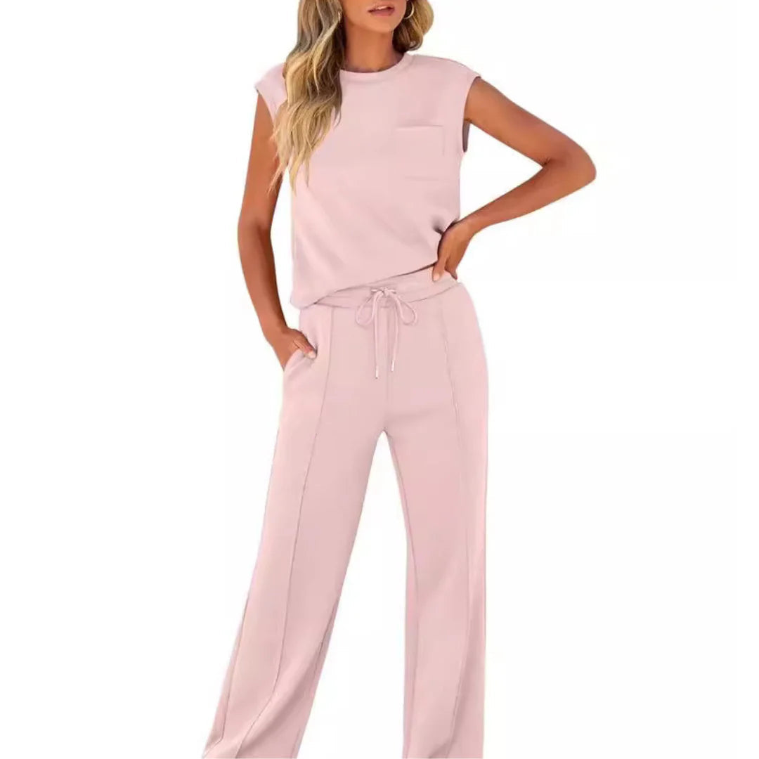 Women's Casual Summer Lounge Co-Ord Set – Relaxed Fit