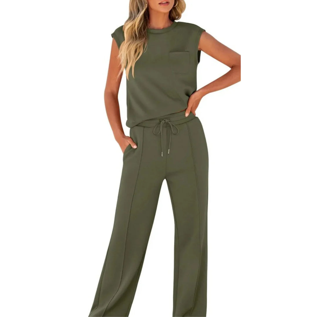 Women's Casual Summer Lounge Co-Ord Set – Relaxed Fit