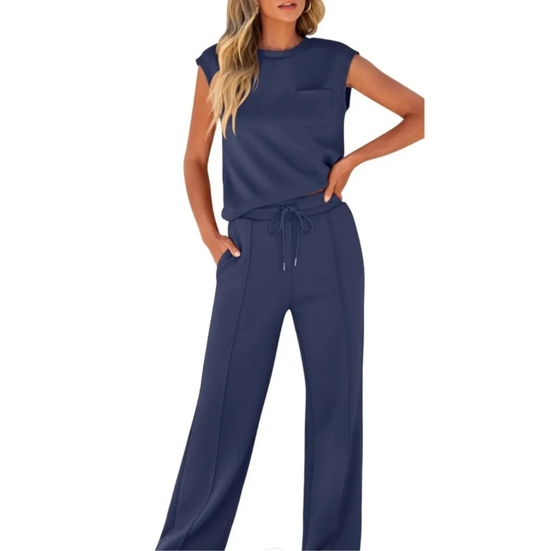 Women's Casual Summer Lounge Co-Ord Set – Relaxed Fit